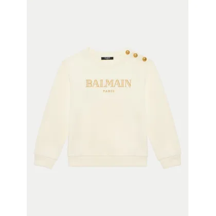 Zdjęcie Balmain Bluza BV4B10-Z0081 102 Écru Regular Fit