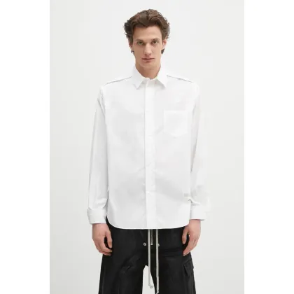Zdjęcie Undercover koszula bawełniana Shirt/blouse męska kolor biały relaxed z kołnierzykiem klasycznym UP1E4410