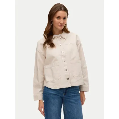 Zdjęcie Vero Moda Koszula jeansowa Jamie 10331693 Beżowy Relaxed Fit