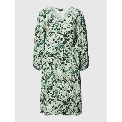 Zdjęcie Sukienka o długości do kolan ze wzorem na całej powierzchni model ‘Chrishell’