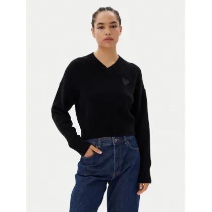 Zdjęcie HUGO Sweter Scutie 50543059 Czarny Relaxed Fit