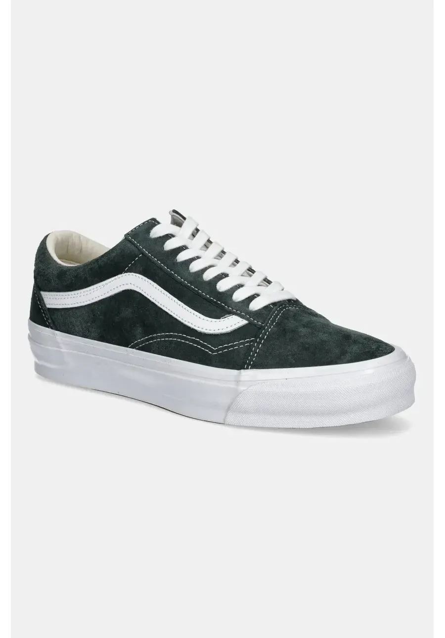 obrazek 1 Vans tenisówki zamszowe Premium Classics LX Old Skool kolor zielony VN000CXUPRM1