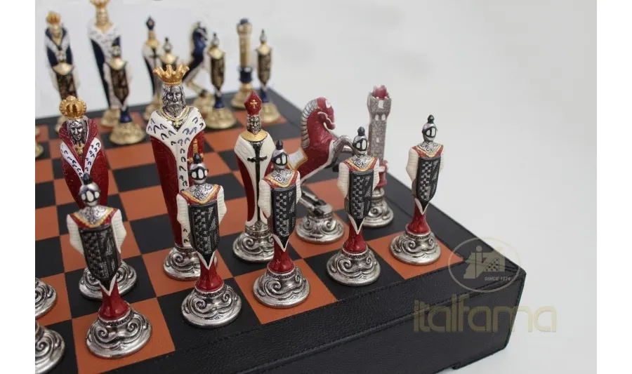 obrazek 2 Ręcznie wykonany zestaw do gry w szachy