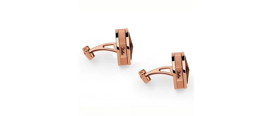 picture 2 Unique Rose Cufflinks - Tiger Eye NeroUno Montegrappa