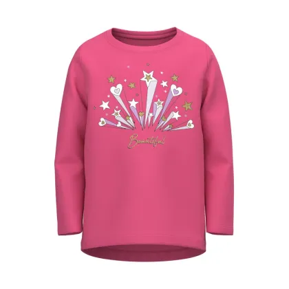 Zdjęcie NAME IT Bluzka 13218932 Różowy Regular Fit