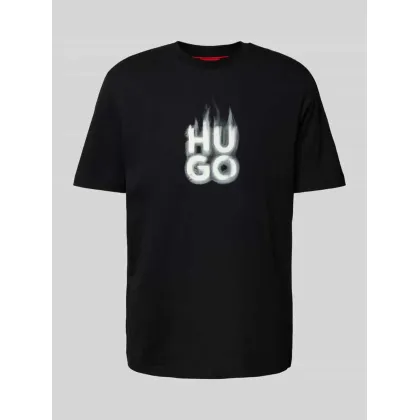 Zdjęcie HUGO T-Shirt Dalayer 50535363 Czarny Regular Fit