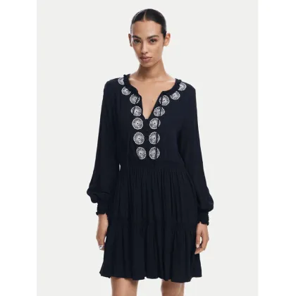 Zdjęcie Desigual Sukienka codzienna Jacksonville 24WWVW64 Czarny Regular Fit