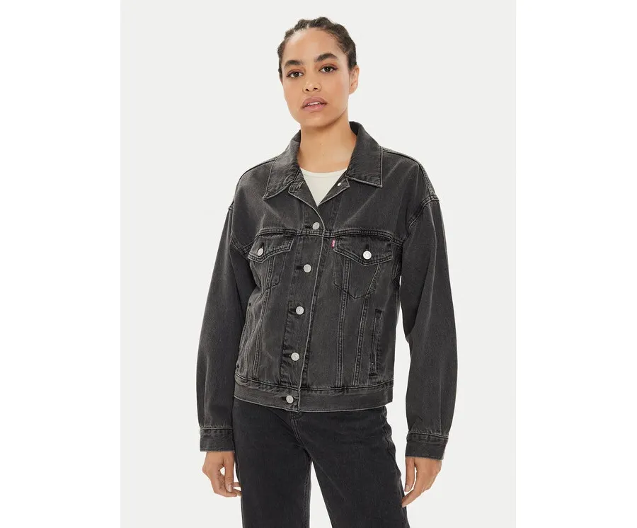 obrazek 1 Levi's® Kurtka jeansowa 90's A1743-0000 Czarny Relaxed Fit