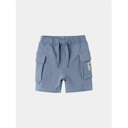 Zdjęcie NAME IT Szorty materiałowe Dylan 13228567 Niebieski Regular Fit