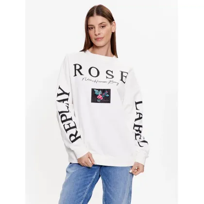 Zdjęcie Replay Bluza W3638G.000.23358P Biały Regular Fit REPLAY