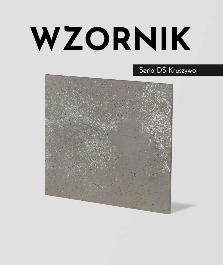 obrazek 1 Wzornik DS - (brązowy, srebrne kruszywo, średnia porowatość) - beton architektoniczny