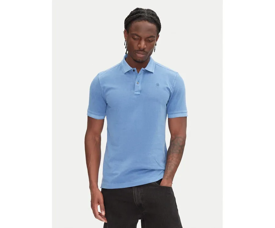 obrazek 1 G-Star Raw Polo Dunda D11595-D756 Zielony Slim Fit