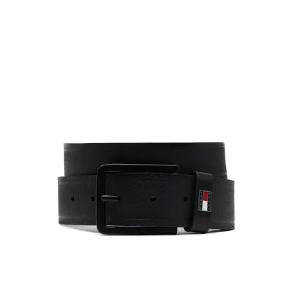 Zdjęcie Tommy Jeans Pasek Męski Tjm Elevated Flag Leather 3.5 AM0AM13291 Czarny
