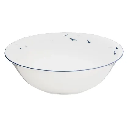 Zdjęcie Stylowa porcelanowa okrągła miska zdobiona motywem ptaków – Tettau