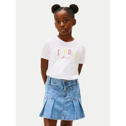 Zdjęcie Tommy Hilfiger T-Shirt Varsity KG0KG08526 D Biały Regular Fit