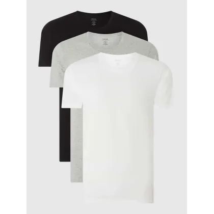 Zdjęcie T-shirt z dodatkiem streczu w zestawie 3 szt.