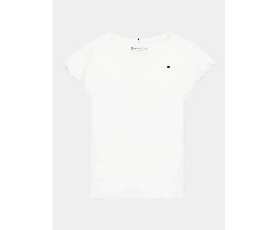 obrazek 1 Tommy Hilfiger T-Shirt Essential KG0KG07052 D Biały Regular Fit