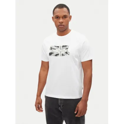 Zdjęcie Pepe Jeans T-Shirt Flag PM509720 Biały Regular Fit