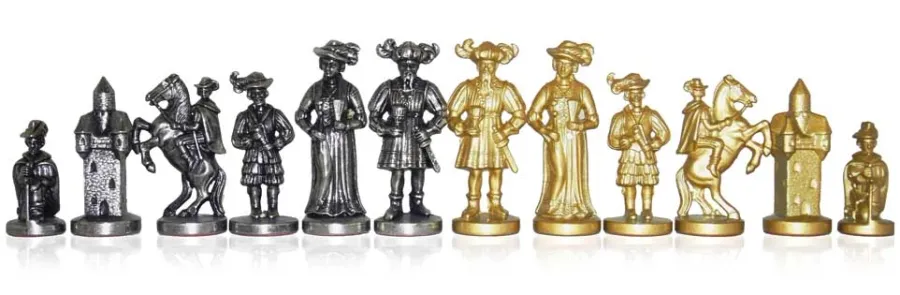 obrazek 1 Oryginalne szachy z cynku - Landsknecht