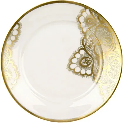 Zdjęcie Luksusowy talerz z porcelany na stół