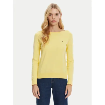 Zdjęcie Tommy Hilfiger Sweter WW0WW40099 Żółty Regular Fit