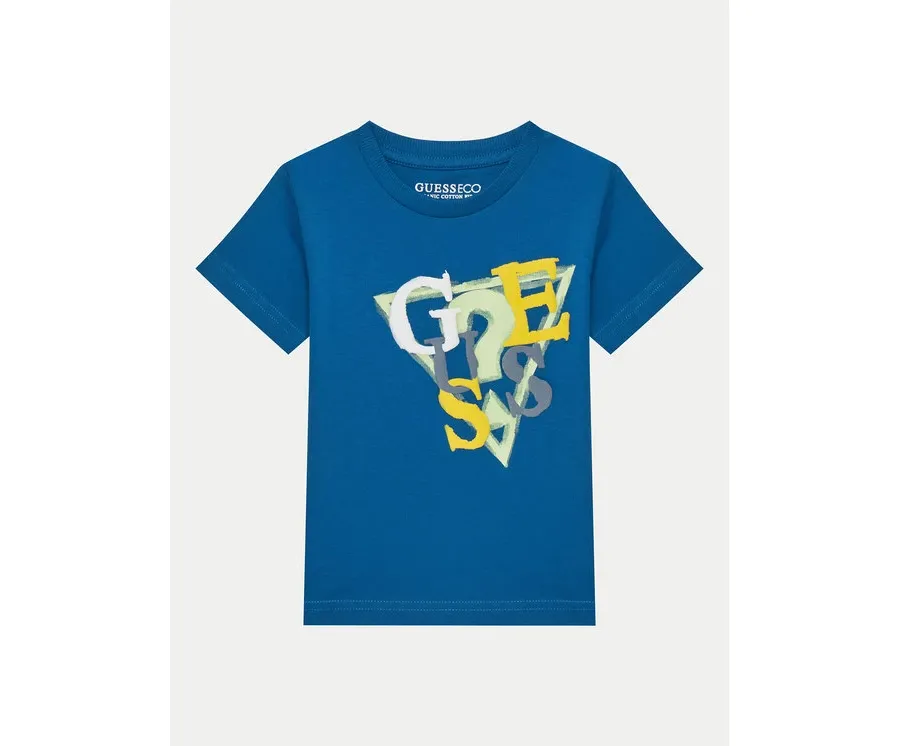 obrazek 1 Guess T-Shirt N5GI10 K8HM4 Niebieski Regular Fit