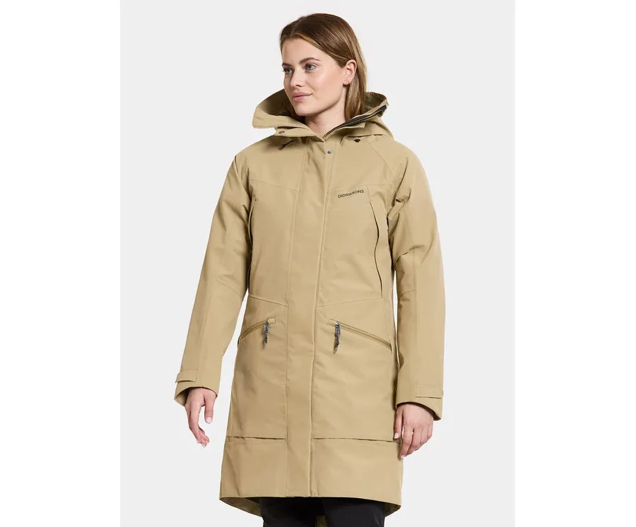obrazek 1 Didriksons Parka Ilma Wns Parka 8 504813 Beżowy Regular Fit