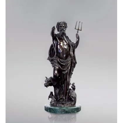 Picture Bronze sculpture of Neptune - Fonderia Artistica Ruocco