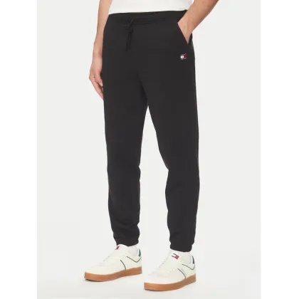 Zdjęcie Tommy Jeans Spodnie dresowe Badge DM0DM20276 Czarny Regular Fit