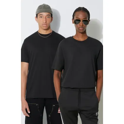 Zdjęcie Carhartt WIP t-shirt bawełniany 2-pack Standard Crew Neck kolor czarny gładki I029370.933XX