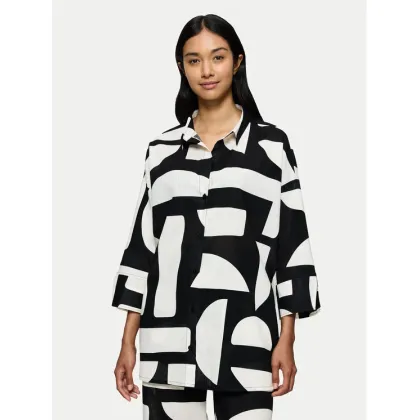 Zdjęcie Triumph Koszula Summer 10222569 Czarny Oversize