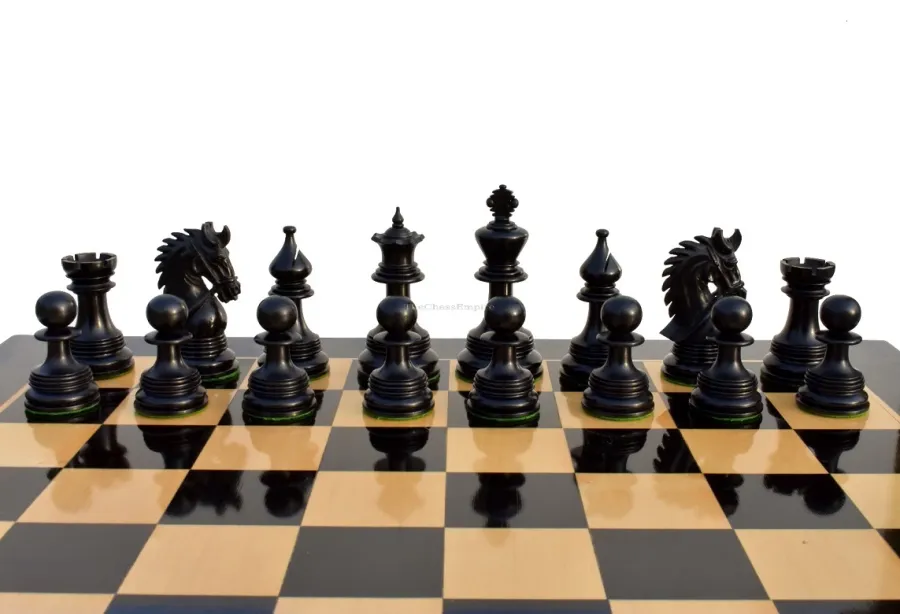 obrazek 7 Ekskluzywny komplet figur drewnianych do gry w szachy - The Chess Empire