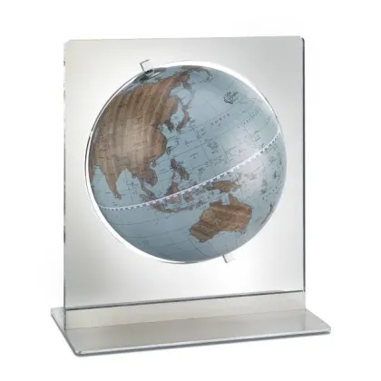 Picture An avant-garde globe on a plexiglass frame - perfect for a study or office