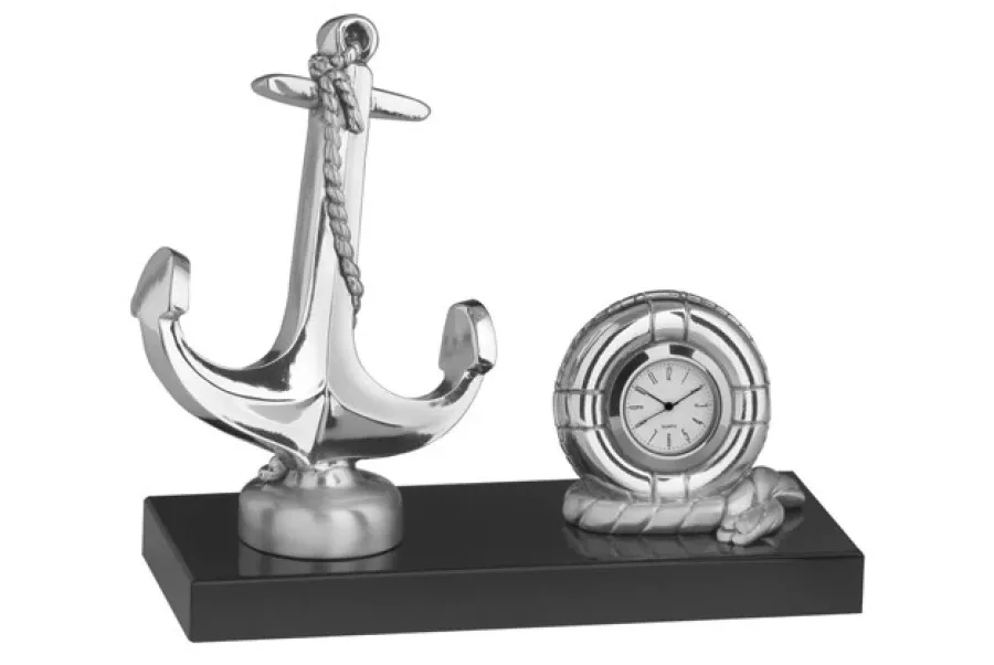 picture 1 Decorative desk watch with an anchor - Astra Argenti