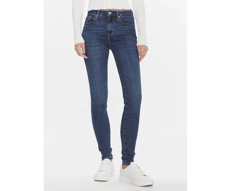 obrazek 1 Tommy Hilfiger Jeansy Th Flex Como Skinny Rw Pam WW0WW40638 Granatowy Skinny Fit