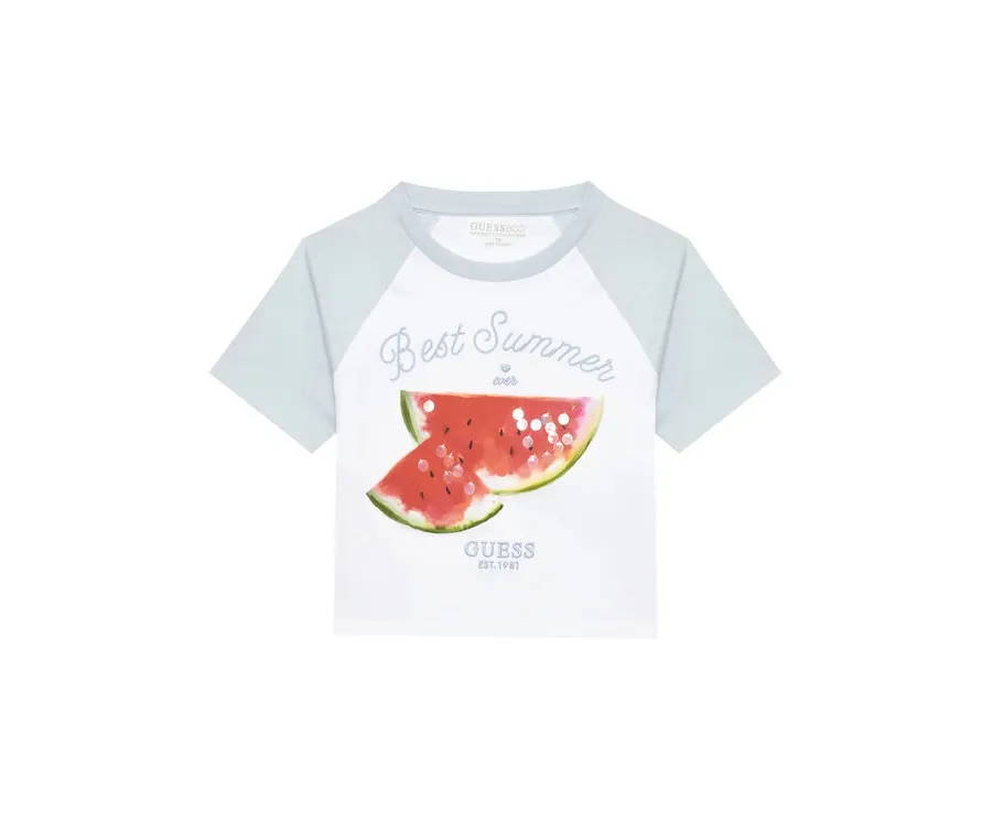 obrazek 1 Guess T-Shirt J5GI06 K8HM4 Biały Boxy Fit
