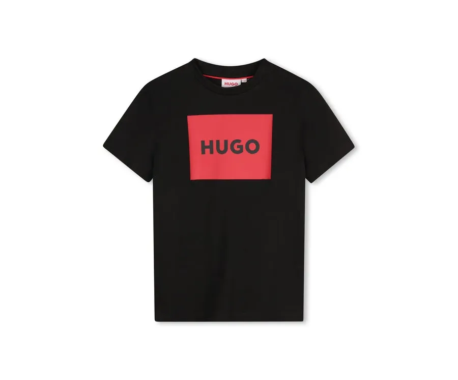 obrazek 1 HUGO T-Shirt G00334 S Czarny Regular Fit