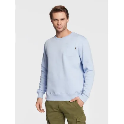 Zdjęcie Alpha Industries Bluza Pocket 108303 Błękitny Regular Fit