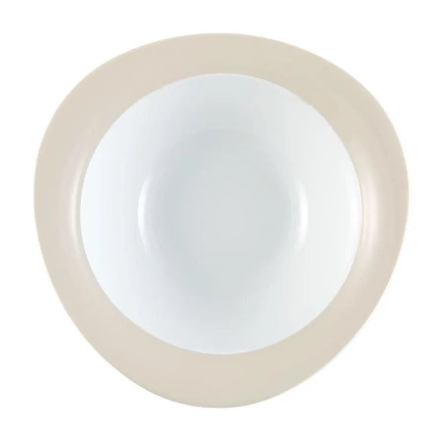 obrazek 2 Duża okrągła porcelanowa miska 28 cm w kolorze wanilii - Seltmann Weiden