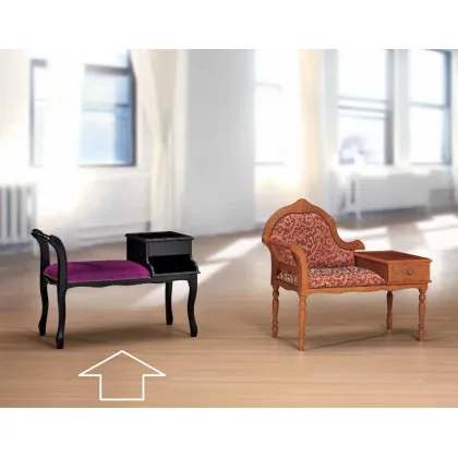 Zdjęcie Antyczna prestiżowa ławka na telefon do wyjątkowego salonu - Morello Gianpaolo