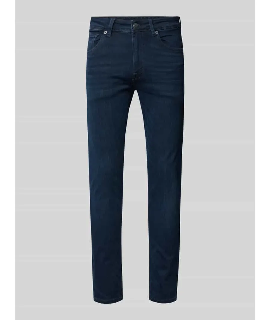 obrazek 1 Selected Homme Jeansy Leon 16069648 Granatowy Slim Fit