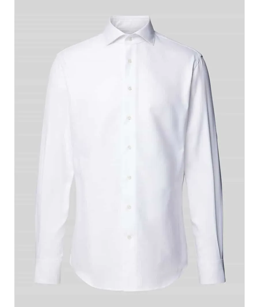 obrazek 1 Koszula biznesowa o kroju slim fit z kołnierzykiem typu cutaway