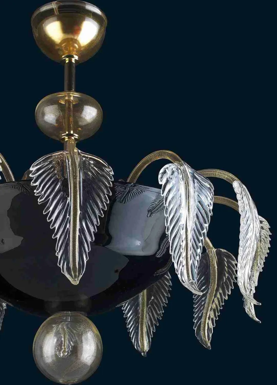 obrazek 4 Ręcznie robiona lampa sufitowa ze szkła Murano
