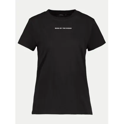 Zdjęcie Didriksons T-Shirt Ingarö 505542 Czarny Regular Fit