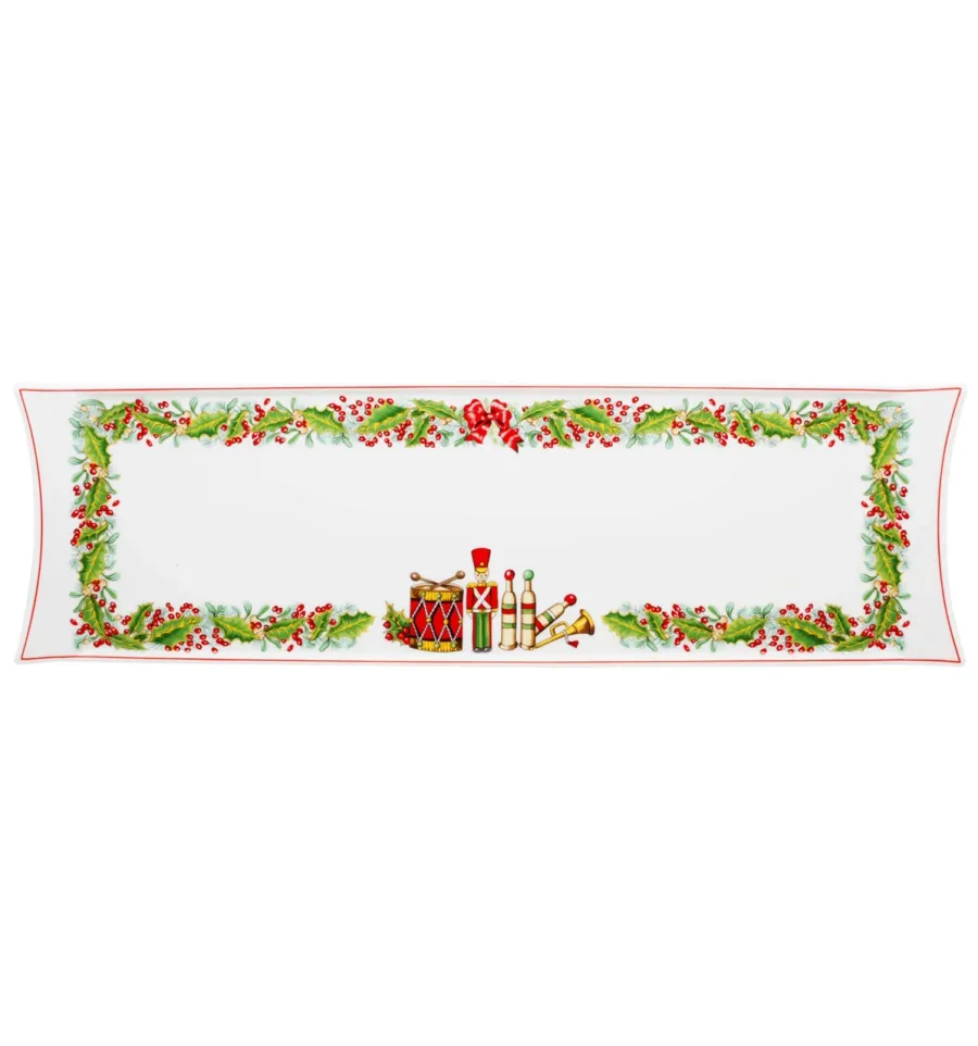 obrazek 1 Porcelanowa prostokątna taca z kolekcji Christmas Magic inspirowanej Londynem - Vista Alegre