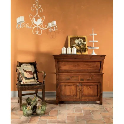 Zdjęcie Ekskluzywny włoski dwudrzwiowy kredens z szufladami w stylu prowansalskim