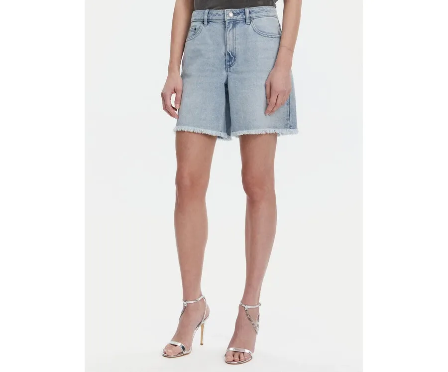 obrazek 1 MICHAEL Michael Kors Szorty jeansowe MS59066FAU Niebieski Boyfriend Fit
