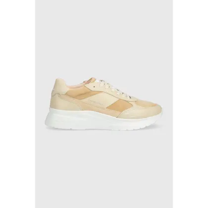 Zdjęcie Filling Pieces sneakersy zamszowe Jet Runner kolor beżowy 17127361919