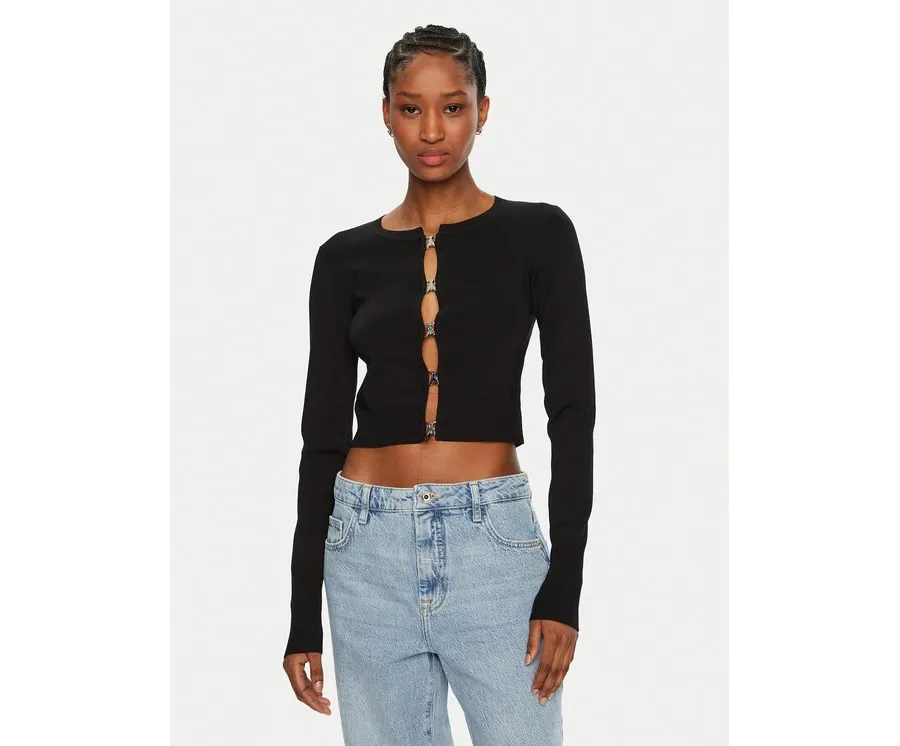 obrazek 1 Patrizia Pepe Kardigan 8K0281/K236-K103 Czarny Regular Fit