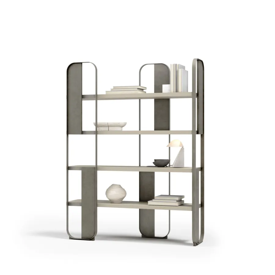 obrazek 10 Prestiżowa włoska biblioteczka do salonu lub gabinetu - styl modernistyczny